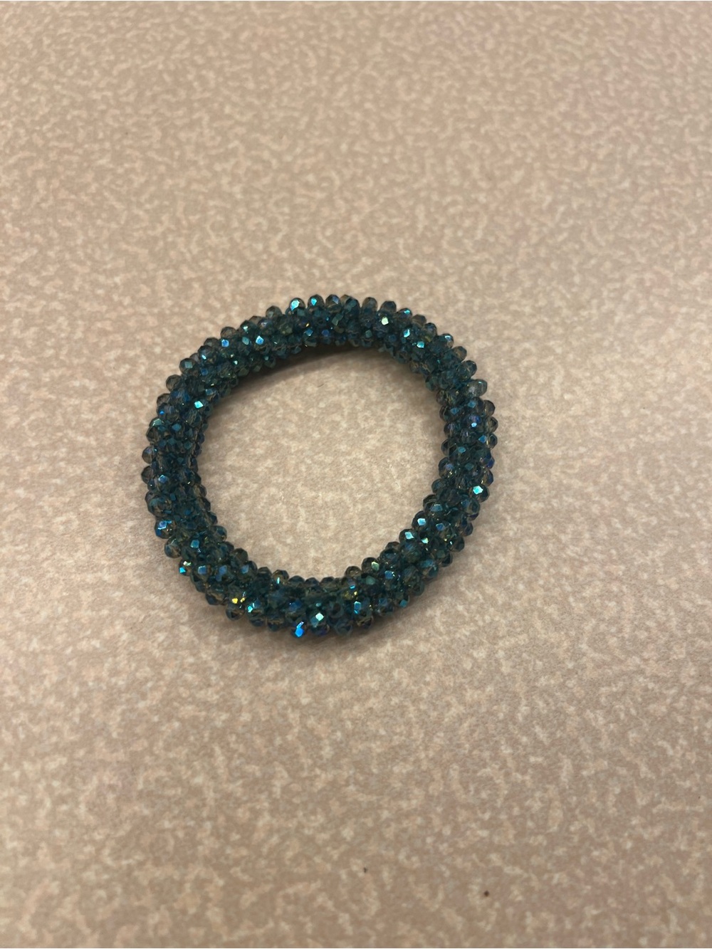 Glass sparkling beaded bracelet